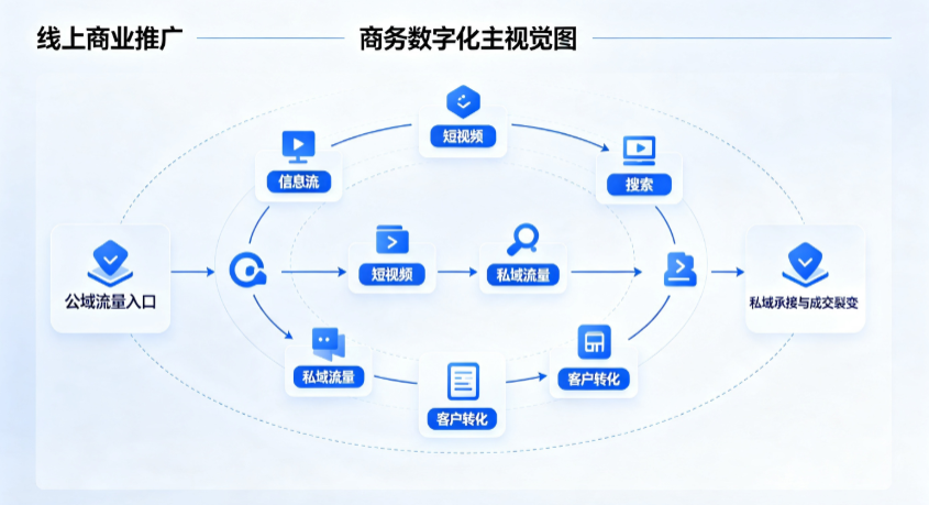 镇远县线上商业推广怎么做？全域流量闭环搭建与低成本转化实战指南